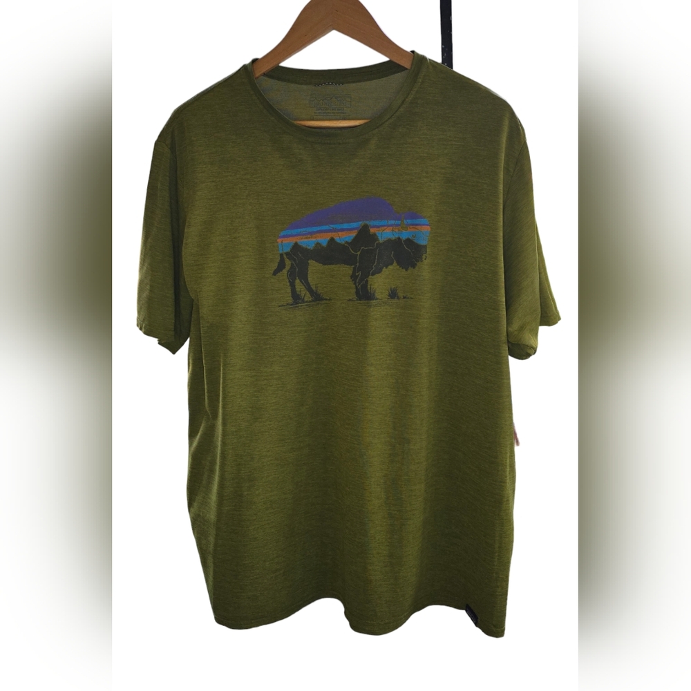 Patagonia Capilene Cool Daily Graphic T-Shirt - Men's Green